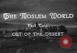 Image of caravan caught in a sand storm in desert of Saudi Arabia Saudi Arabia, 1936, second 15 stock footage video 65675050625