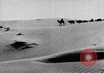 Image of caravan caught in a sand storm in desert of Saudi Arabia Saudi Arabia, 1936, second 24 stock footage video 65675050625