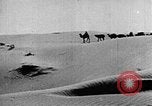 Image of caravan caught in a sand storm in desert of Saudi Arabia Saudi Arabia, 1936, second 25 stock footage video 65675050625