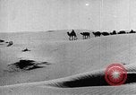Image of caravan caught in a sand storm in desert of Saudi Arabia Saudi Arabia, 1936, second 26 stock footage video 65675050625