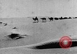 Image of caravan caught in a sand storm in desert of Saudi Arabia Saudi Arabia, 1936, second 28 stock footage video 65675050625