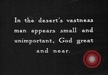 Image of caravan caught in a sand storm in desert of Saudi Arabia Saudi Arabia, 1936, second 36 stock footage video 65675050625