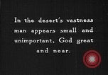 Image of caravan caught in a sand storm in desert of Saudi Arabia Saudi Arabia, 1936, second 38 stock footage video 65675050625