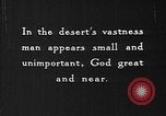 Image of caravan caught in a sand storm in desert of Saudi Arabia Saudi Arabia, 1936, second 40 stock footage video 65675050625
