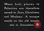 Image of Islamic design principles reflected in Mosque architecture Jerusalem Palestine, 1936, second 52 stock footage video 65675050626