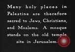 Image of Islamic design principles reflected in Mosque architecture Jerusalem Palestine, 1936, second 56 stock footage video 65675050626