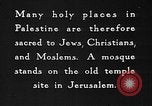 Image of Islamic design principles reflected in Mosque architecture Jerusalem Palestine, 1936, second 57 stock footage video 65675050626
