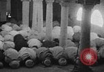 Image of Muslims performing namaz (Salat) Delhi India, 1936, second 41 stock footage video 65675050628