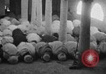 Image of Muslims performing namaz (Salat) Delhi India, 1936, second 43 stock footage video 65675050628