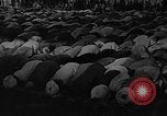 Image of Muslims performing namaz (Salat) Delhi India, 1936, second 46 stock footage video 65675050628