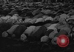 Image of Muslims performing namaz (Salat) Delhi India, 1936, second 48 stock footage video 65675050628
