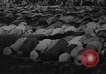 Image of Muslims performing namaz (Salat) Delhi India, 1936, second 49 stock footage video 65675050628