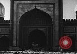 Image of Muslims performing namaz (Salat) Delhi India, 1936, second 52 stock footage video 65675050628