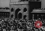Image of Muslims performing namaz (Salat) Delhi India, 1936, second 58 stock footage video 65675050628