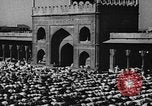 Image of Muslims performing namaz (Salat) Delhi India, 1936, second 62 stock footage video 65675050628