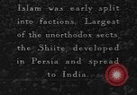 Image of Shia Muslims commemorate death of Ali, Mohammed's son-in-law India, 1936, second 1 stock footage video 65675050629
