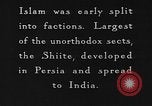 Image of Shia Muslims commemorate death of Ali, Mohammed's son-in-law India, 1936, second 6 stock footage video 65675050629