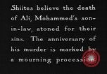 Image of Shia Muslims commemorate death of Ali, Mohammed's son-in-law India, 1936, second 27 stock footage video 65675050629