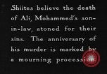 Image of Shia Muslims commemorate death of Ali, Mohammed's son-in-law India, 1936, second 31 stock footage video 65675050629