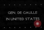 Image of Charles de Gaulle United States USA, 1944, second 1 stock footage video 65675050662