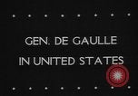 Image of Charles de Gaulle United States USA, 1944, second 6 stock footage video 65675050662