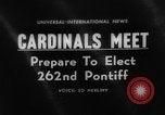 Image of Papal conclave Vatican City Rome Italy, 1963, second 1 stock footage video 65675050668