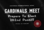 Image of Papal conclave Vatican City Rome Italy, 1963, second 3 stock footage video 65675050668
