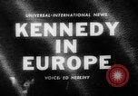 Standbild Präsident Kennedy Bonn Deutschland, 1963, aus Sekunde 3 historischem Filmmaterial Videoclip 65675050674