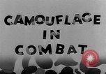 Standbild Camouflage im Kampf United States USA, 1945, aus Sekunde 31 historischem Filmmaterial Videoclip 65675050679