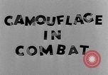 Standbild Camouflage im Kampf United States USA, 1945, aus Sekunde 33 historischem Filmmaterial Videoclip 65675050679