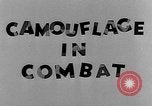 Standbild Camouflage im Kampf United States USA, 1945, aus Sekunde 35 historischem Filmmaterial Videoclip 65675050679