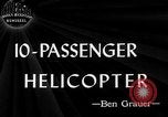 Standbild PV-3 Helikopter Philadelphia Pennsylvania USA, 1945, aus Sekunde 1 historischem Filmmaterial Videoclip 65675050683