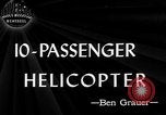 Standbild PV-3 Helikopter Philadelphia Pennsylvania USA, 1945, aus Sekunde 3 historischem Filmmaterial Videoclip 65675050683