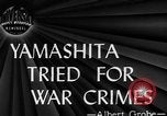 Standbild General Yamashita Manila Philippinen, 1945, aus Sekunde 1 historischem Filmmaterial Videoclip 65675050692