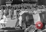 Image of funeral procession Athens Greece, 1947, second 21 stock footage video 65675050705
