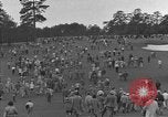 Image of golf cart at Masters Tournament 1953 Augusta Georgia USA, 1953, second 22 stock footage video 65675050718