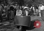 Image of golf cart at Masters Tournament 1953 Augusta Georgia USA, 1953, second 43 stock footage video 65675050718