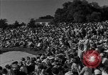 Image of Ben Hogan with military escorts at 1953 golf Masters Tournament Augusta Georgia USA, 1953, second 12 stock footage video 65675050719