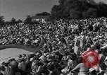 Image of Ben Hogan with military escorts at 1953 golf Masters Tournament Augusta Georgia USA, 1953, second 15 stock footage video 65675050719