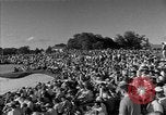 Image of Ben Hogan with military escorts at 1953 golf Masters Tournament Augusta Georgia USA, 1953, second 19 stock footage video 65675050719
