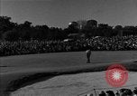 Image of Ben Hogan with military escorts at 1953 golf Masters Tournament Augusta Georgia USA, 1953, second 25 stock footage video 65675050719