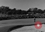 Image of Ben Hogan with military escorts at 1953 golf Masters Tournament Augusta Georgia USA, 1953, second 29 stock footage video 65675050719