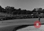 Image of Ben Hogan with military escorts at 1953 golf Masters Tournament Augusta Georgia USA, 1953, second 30 stock footage video 65675050719