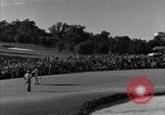 Image of Ben Hogan with military escorts at 1953 golf Masters Tournament Augusta Georgia USA, 1953, second 32 stock footage video 65675050719
