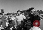 Image of Ben Hogan with military escorts at 1953 golf Masters Tournament Augusta Georgia USA, 1953, second 55 stock footage video 65675050719