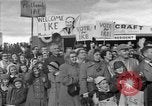 Standbild Präsident Eisenhower Portland Oregon USA, 1956, aus Sekunde 42 historischem Filmmaterial Videoclip 65675050723