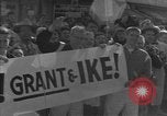 Standbild Präsident Eisenhower Portland Oregon USA, 1956, aus Sekunde 26 historischem Filmmaterial Videoclip 65675050724
