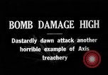 Standbild Pearl Harbor Angriff Hawaii USA, 1941, aus Sekunde 1 historischem Filmmaterial Videoclip 65675050729