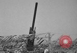 Standbild 55 Brigade AAA 90 mm Kanone unter camouflage Netting Hammond Louisiana USA, 1943, aus Sekunde 18 historischem Filmmaterial Videoclip 65675050732