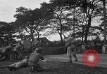 Standbild US Army Truppen Praxis Straße Blockade Hammond Louisiana USA, 1943, aus Sekunde 23 historischem Filmmaterial Videoclip 65675050737